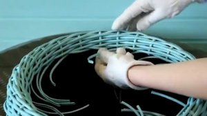 Как красиво закончить плетеное кашпо