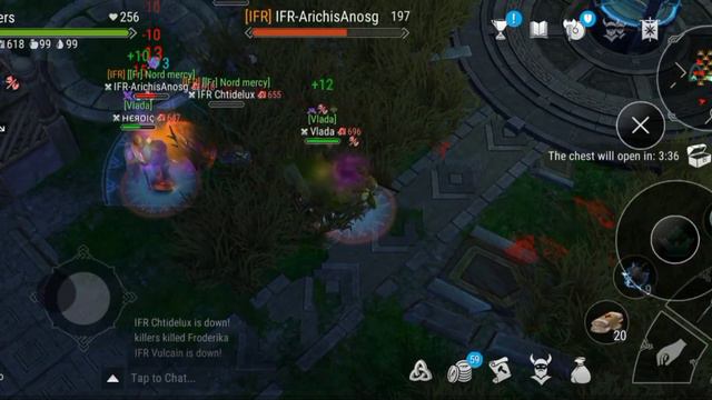 FROSTBORN: INSANE FAMILY PVP DESTROYING EVERYONE 🔥 (HEALER 3)