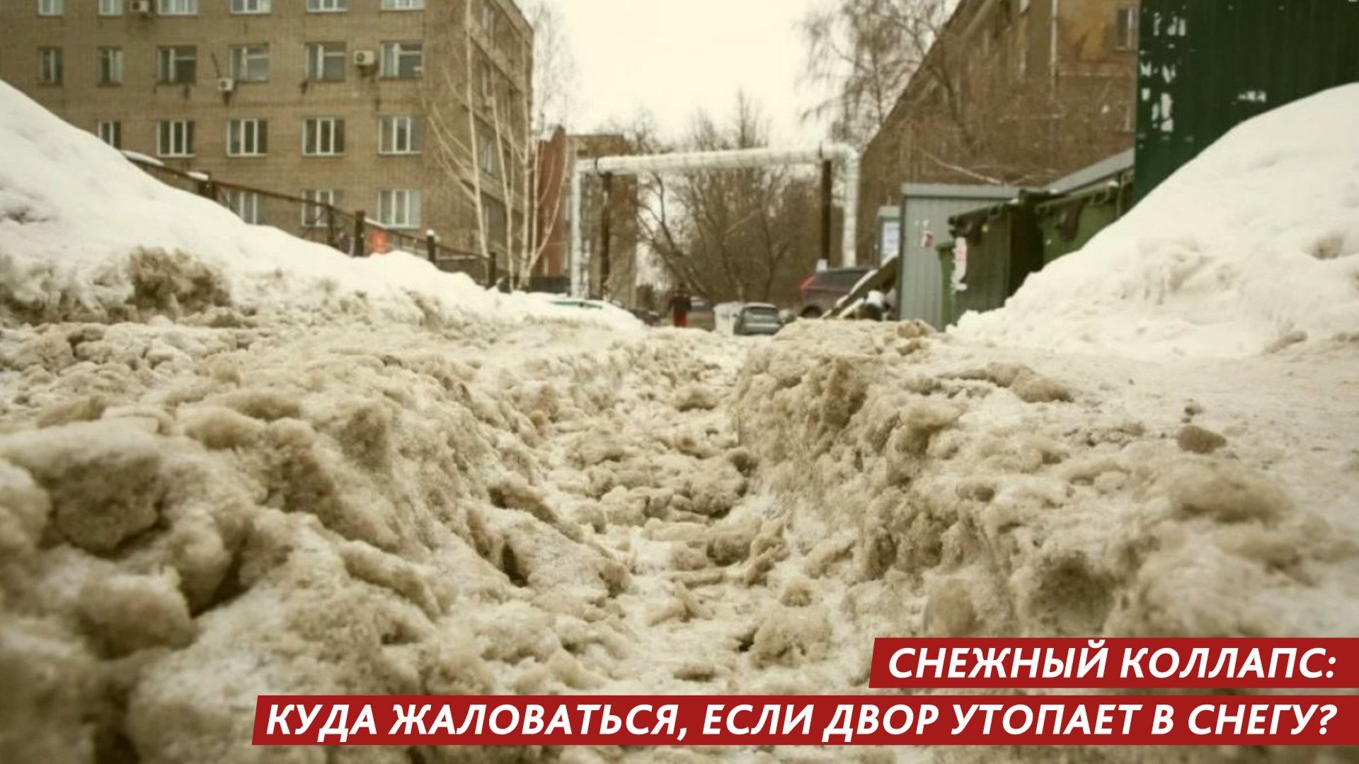 Боритесь за порядок во дворе в эти снежные дни. Наша инструкция вам поможет. смотреть онлайн
