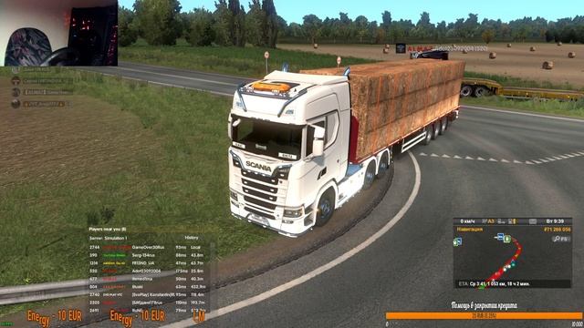 Euro Truck Simulator 2 [FullHD|PC|Steam] В дороге с друзьями. Подымаем рейтинг в ТrucksBook смотреть онлайн