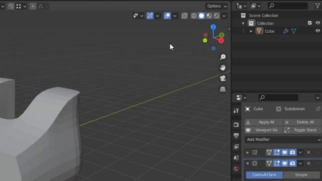 Subdivision Surface Modeling за 4 минуты Blender