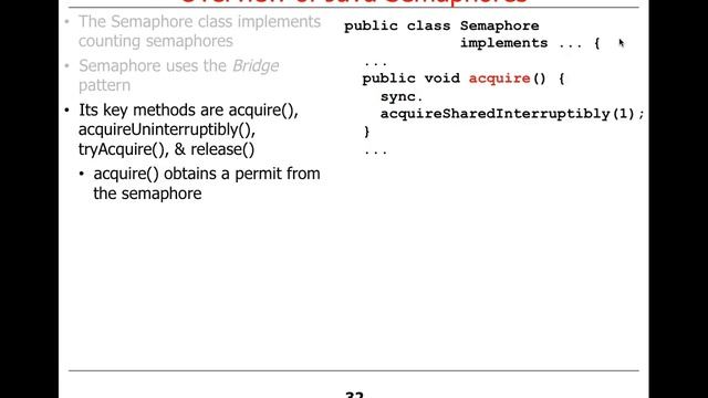 Java Semaphore смотреть онлайн