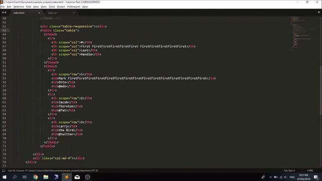 Tagalog Bootstrap Tutorial for Beginners Part 3 (Table Responsive) смотреть онлайн