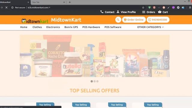 MidTownKart - B2B Ordering and B2C E-Commerce website for online shopping смотреть онлайн