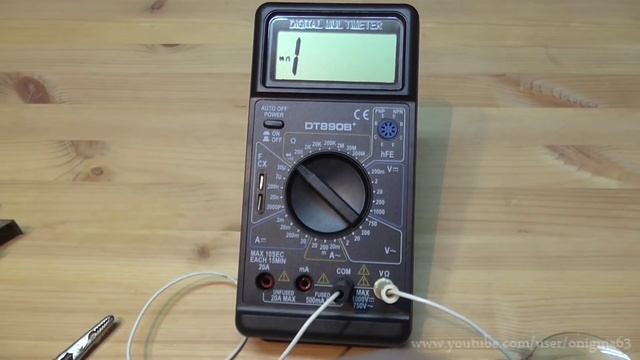 Измерения мультиметром DT890B+(2-я часть) смотреть онлайн