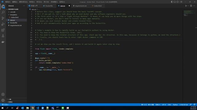 【Docker 1/5】Build Flask apps in Docker. What's Docker? How to use Docker? ~SUITABLE FOR BEGINNER смотреть онлайн