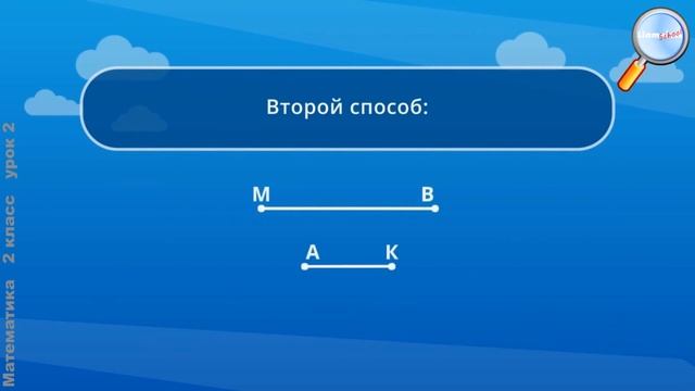 Математика 2 класс (Урок№2 - Сумма и разность отрезков.) смотреть онлайн