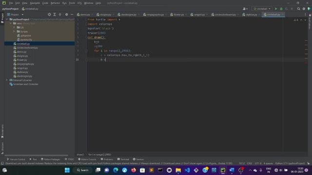 make circle ball using python 2023 || make football from python coding || @ExpertCoding смотреть онлайн