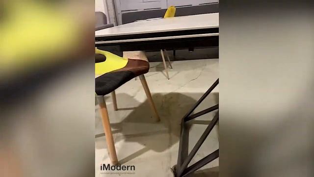 Стол раскладной Cross, обзор стола с керамической столешницей смотреть онлайн