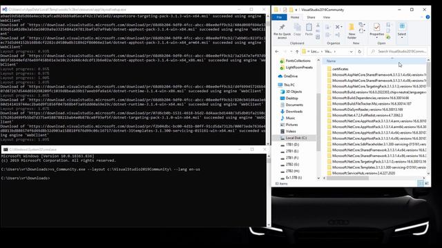 How to Download and Install Visual Studio 2019 Community Edition ISO file смотреть онлайн