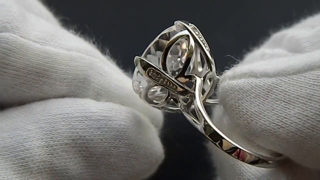 Кольцо с нежно-розовым кунцитом смотреть онлайн