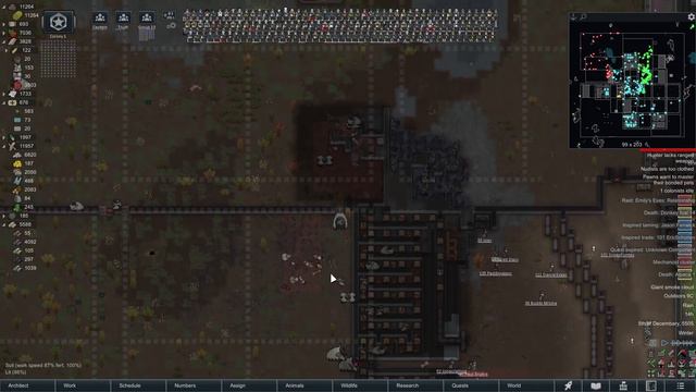 Ep33 More weddings, more pawns : 395 pawn Challenge : Rimworld Royalty смотреть онлайн