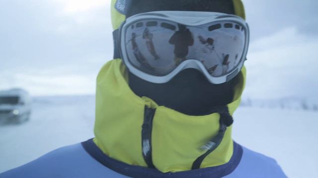 Cноукайтинг в зимней пустыне. Тундра. Терриберка. смотреть онлайн