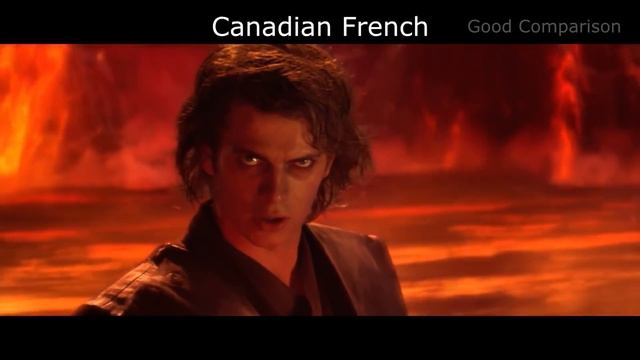 "I HAVE THE HIGH GROUND" and "YOU UNDERESTIMATE MY POWER" in different languages смотреть онлайн