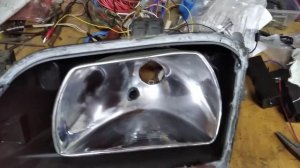 как отполировать отражатель фары рено