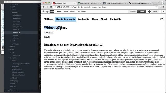 I18N Apps + django CMS смотреть онлайн
