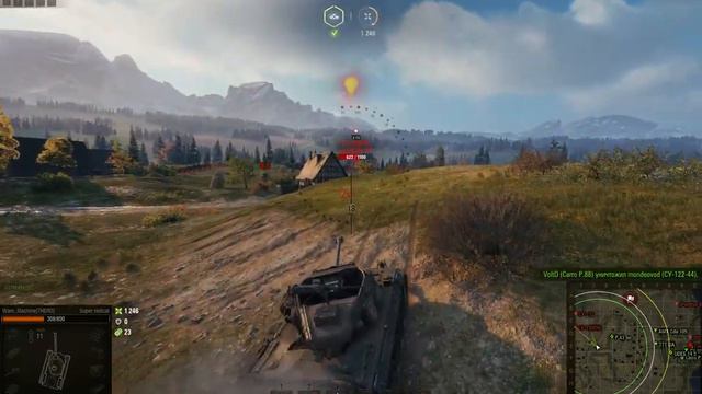"World Of Tanks" Победный бой на Super Hellcat смотреть онлайн