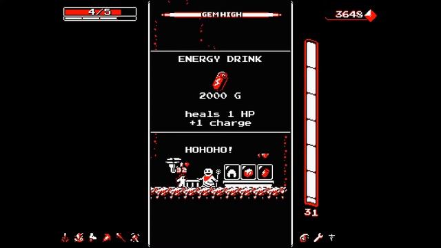 Downwell Hard Mode Playthrough смотреть онлайн