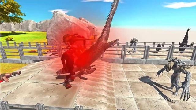 SUPERMAN T REX Vs SPIDERMAN TREX SPEED RACE - Animal Revolt Battle Simulator