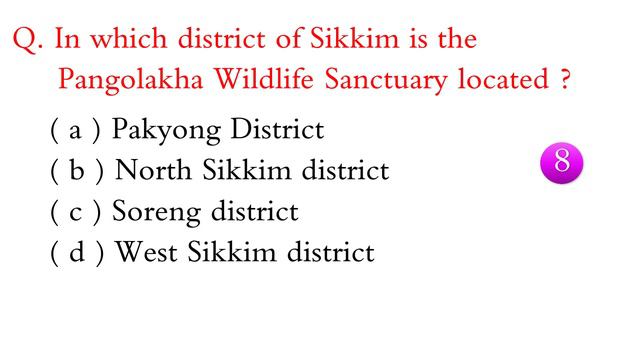 Sikkim GK questions l Sikkim General Knowledge l Sikkim GK Quiz смотреть онлайн