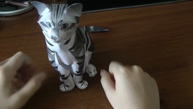 Паперкрафт (PaperCraft) кошка