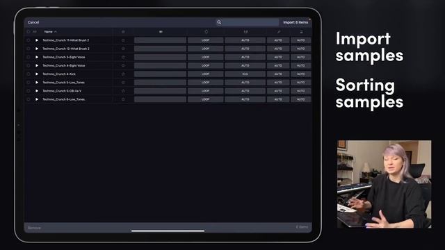 Урок # 8 Импорт сэмплов в Remixlive Обзор с Nadia Struiwigh (на русском) смотреть онлайн
