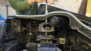 Как снять ведущий вариатор своими руками. Снегоход Ямаха 540 тройка. Yamaha VK 540-3. Болт и вода.