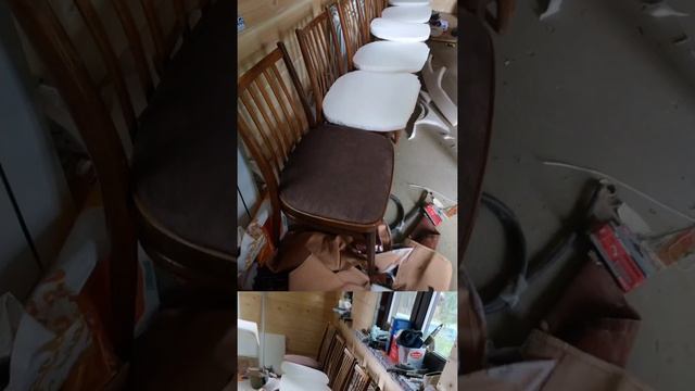 ремонт кухонных старых стульев