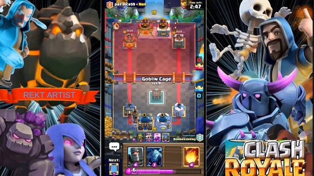 BEST RAM RIDER 2v2 RUSH DECK | Clash Royale смотреть онлайн