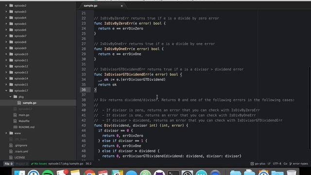 Using the error Interface for Richer APIs (Episode 17) смотреть онлайн