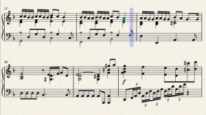 Мелодия из к/ф "ШЕРБУРСКИЕ ЗОНТИКИ" - М. Легран (ноты для фортепиано)