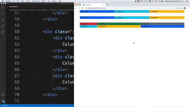 Bootstrap Tutorial 38 - Grid - 2 - Bootstrap tutorial for beginners смотреть онлайн