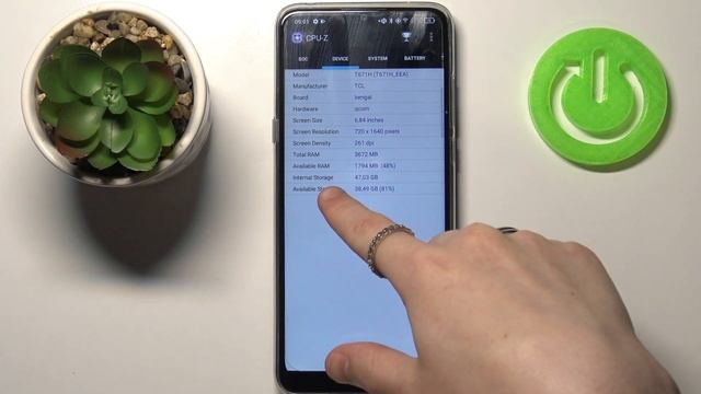 Как узнать спецификацию смартфона TCL 20 SE? Проверка характеристик на TCL 20 SE смотреть онлайн