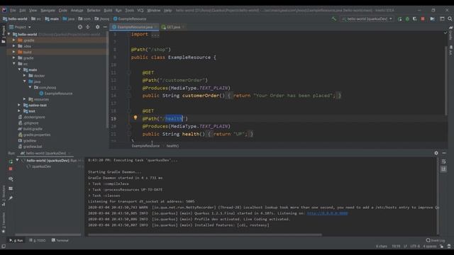 Spring Boot ApplicationRunner Example смотреть онлайн