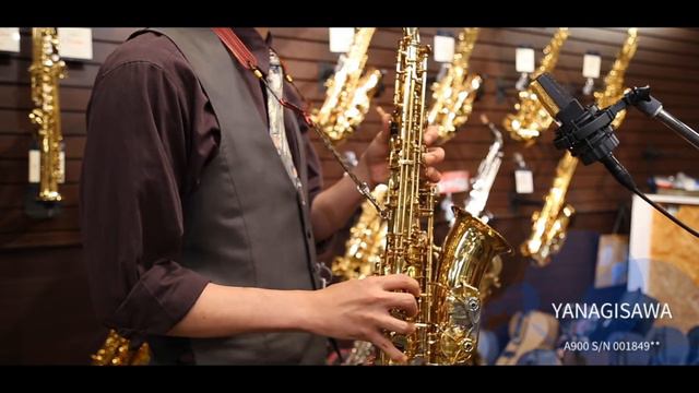 YANAGISAWA A900 S/N 001849** [アルトサックス / スタッフ試奏動画] смотреть онлайн