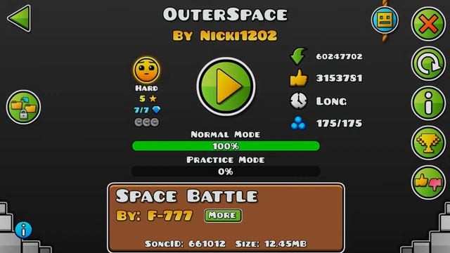 Как убрать окошко при смерти в Geometry Dash