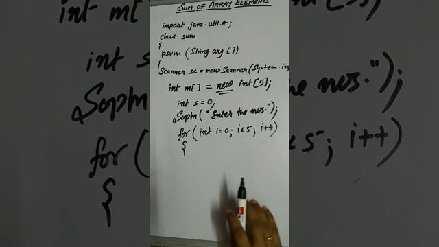 Class 10// Sum of Array elements using Scanner class смотреть онлайн