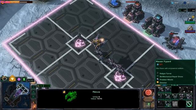 Starcraft 2 Arcade Game (Direct Strike Nova) Gameplay! смотреть онлайн