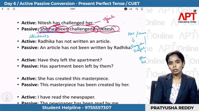 CUET CRASH COURSE 2022 | ACTIVE PASSIVE CONVERSION SIMPLE PRESENT TENSE ENGLISH LANGUAGE | DAY - 6 смотреть онлайн