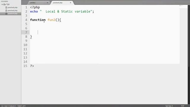 PHP: Chapter 02: Using GLOBAL , LOCAL and STATIC Variable in PHP смотреть онлайн