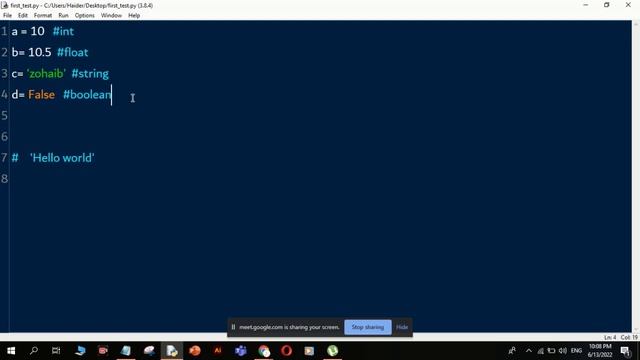 introduction to python, print, variables, data type | session 1 смотреть онлайн