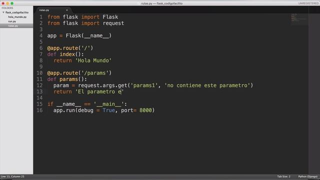 4.- Curso Flask - Rutas y Parámetros смотреть онлайн