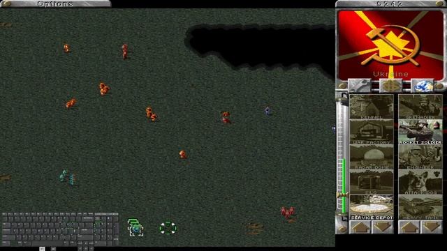 Играем в Red Alert 1 на P4 смотреть онлайн