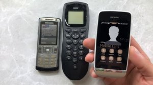 Old Phones Samsung SGH-U800, Nokia 311, BMW Phone/ Incoming Call/ Outgoing Call/Mobile Madness Call