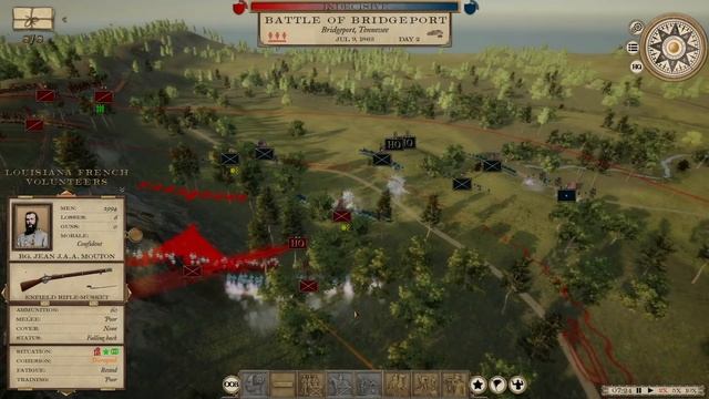 Battle at Missionary Ridge - Grand Tactician: the Civil War - CSA 1863 #5 смотреть онлайн