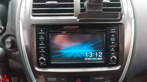 Устранение автоматического сбоя выставленного времени на штатной магнитоле Mitsubishi ASX