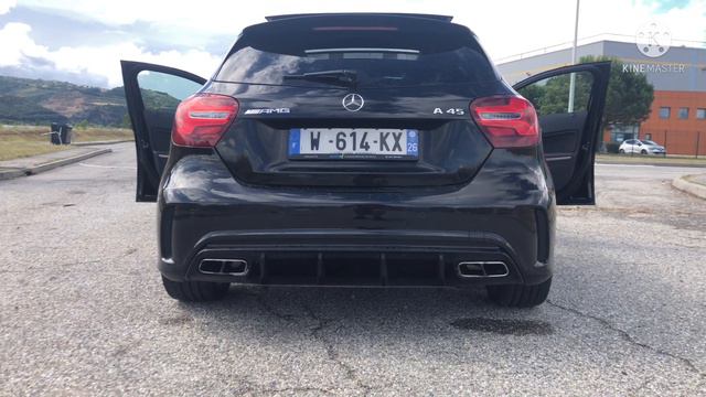Mercedes A45 amg 2018 full black ?? смотреть онлайн