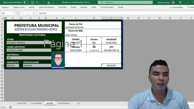 Como Criar Carterinha no Excel com QRCODE | Carterinha com Foto e Qrcode usando o CPF do Membro смотреть онлайн