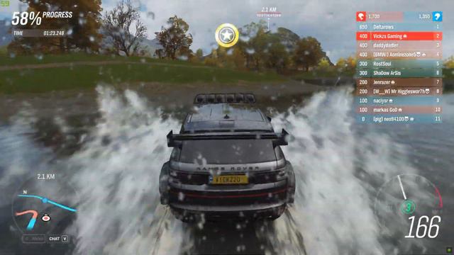 Forza Horizon 4 Ranked Race Team Adventure Win With Range Rover Sport SVR смотреть онлайн