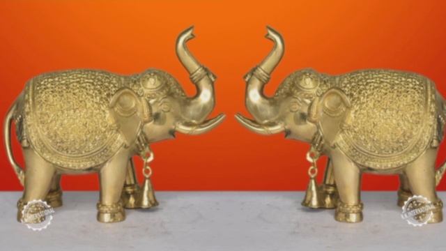 Elephant pair in fine Quality Brass place your order with khesarig.com смотреть онлайн